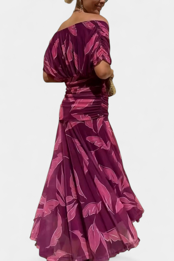 Aveline — Robe florale à grâce aérienne
