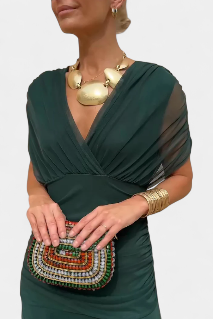 Aveline — Robe florale à grâce aérienne